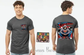 1469 Comic Book Super Character DTF/Sublimation Transfer