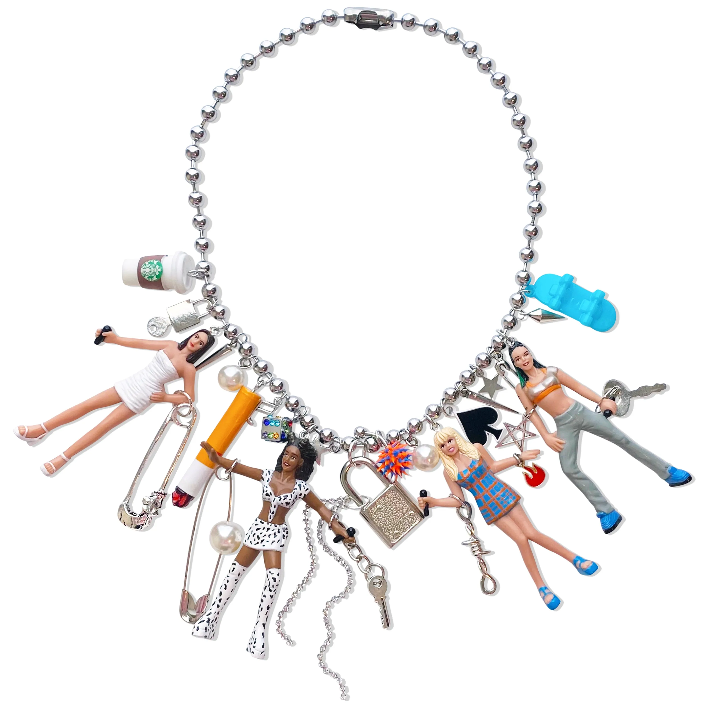 1998 Spice Girls Charm Necklace