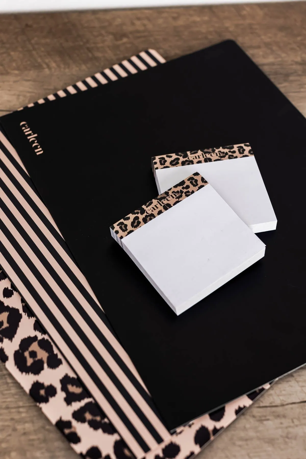 2-Pack Sticky Note Pads - Leopard Print