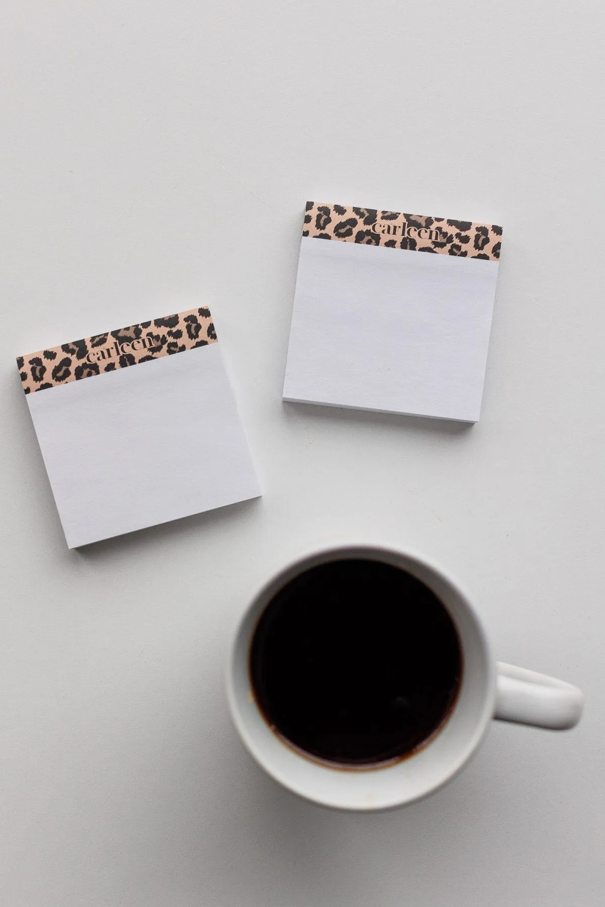 2-Pack Sticky Note Pads - Leopard Print