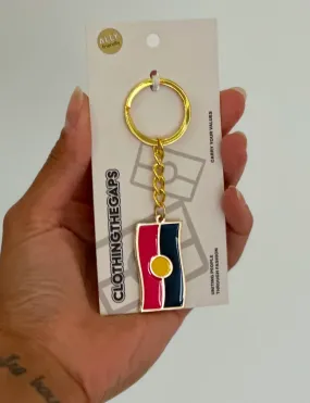 ABORIGINAL FLAG KEYRING