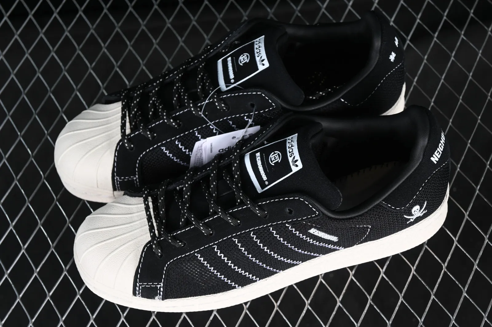 Adidas Superstar CLOT x Neighborhood Core Black Cloud White IE8879