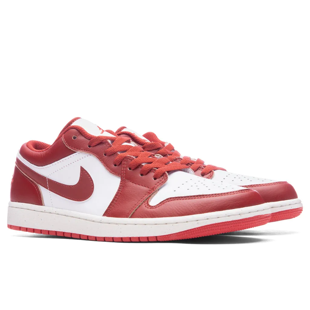 Air Jordan 1 Low SE - White/Dune Red/Lobster