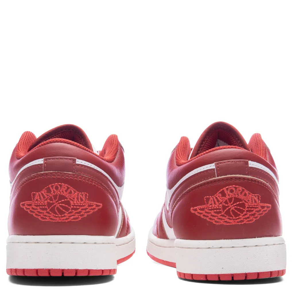 Air Jordan 1 Low SE - White/Dune Red/Lobster