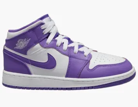 Air Jordan 1 Mid 'Purple Venom' GS