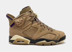 Air Jordan 6 Retro Gore Tex Brown Kelp Womens Lifestyle Shoes (Brown Kelp/Brown)