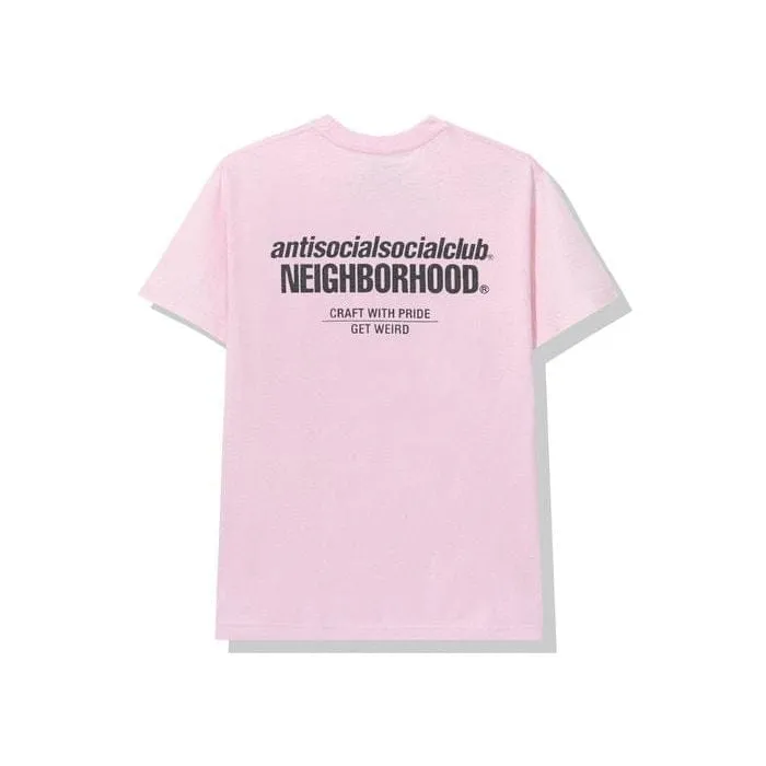 ANTI SOCIAL SOCIAL CLUB X NEIGHBORHOOD CAMBERED TEE PINK