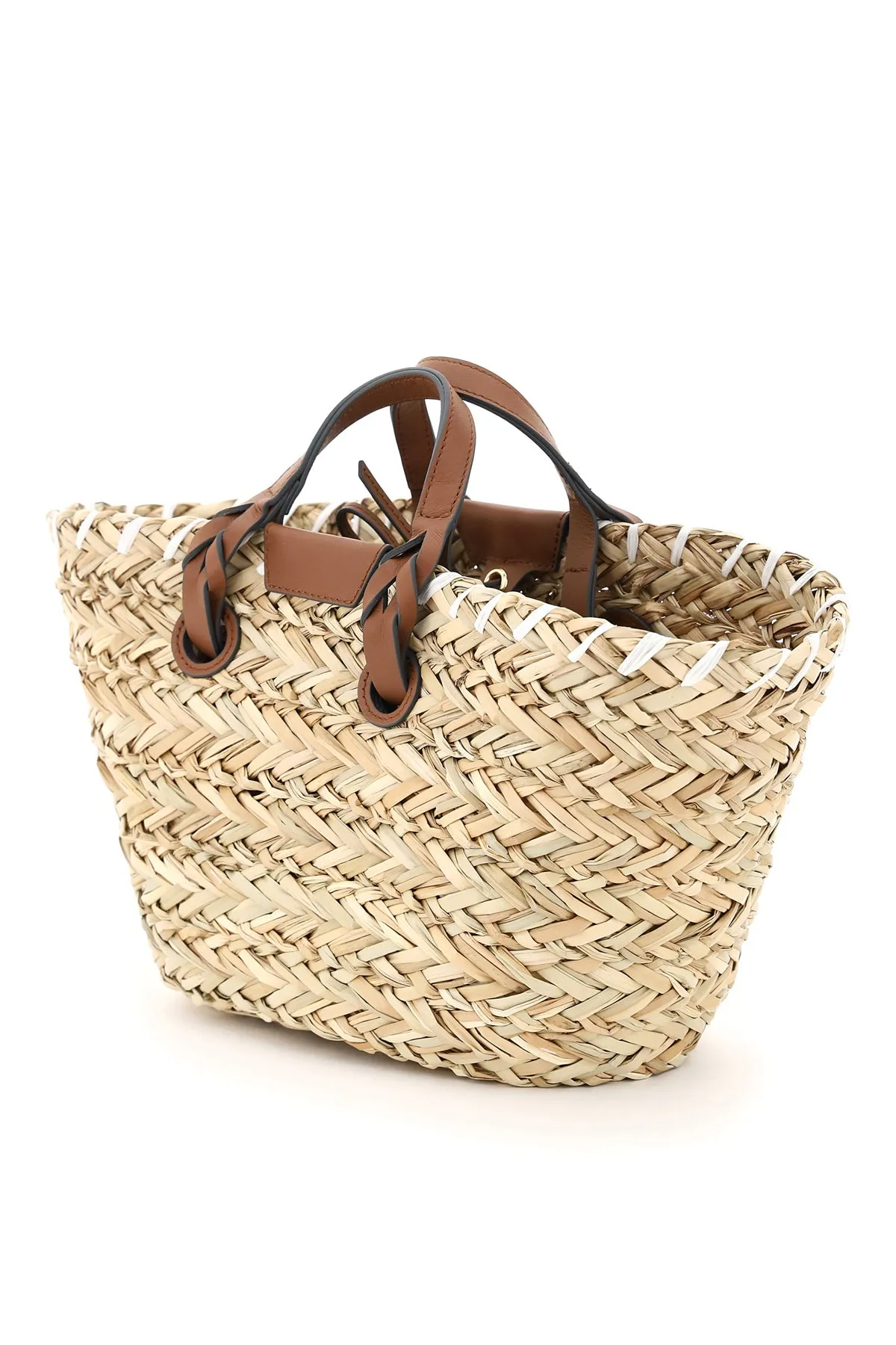 Anya Hindmarch Paper Eyes Interwoven Basket Bag