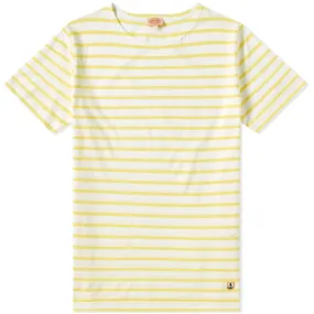 Armor-Lux 73842 Mariniere TeeWhite & Yellow