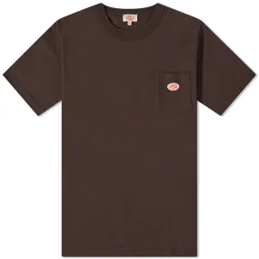 Armor-Lux Organic Logo Pocket T-ShirtMoka