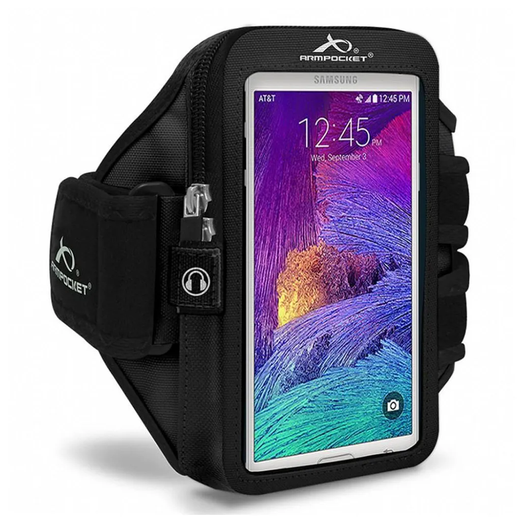 Armpocket Mega i-40 Phone Running Case for iPhone 15/ 15 Pro/14/14 Pro/13/13 Pro/12/12 Pro, Galaxy S23/S23+/A54/S22+/S21/S20 & M