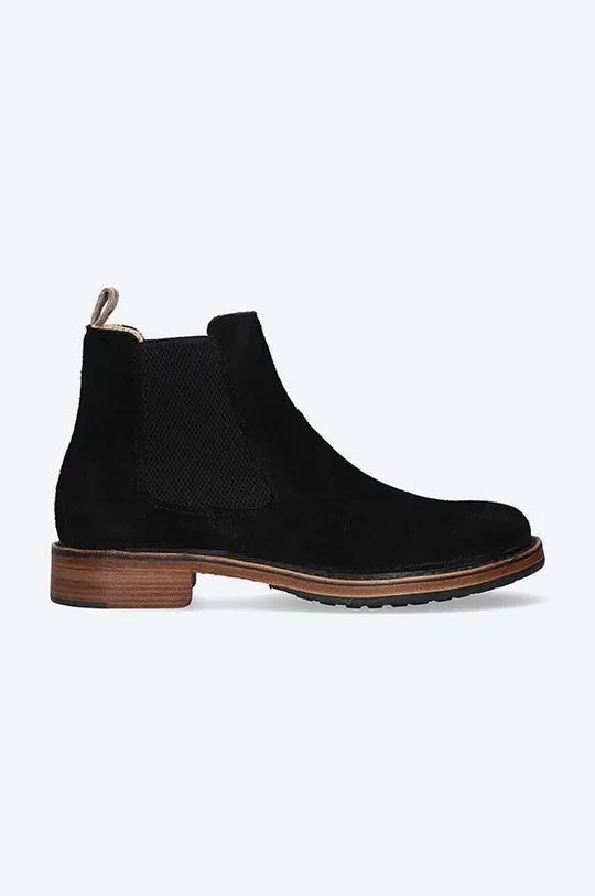 Astorflex suede chelsea boots WILFLEX 1036 men's black color