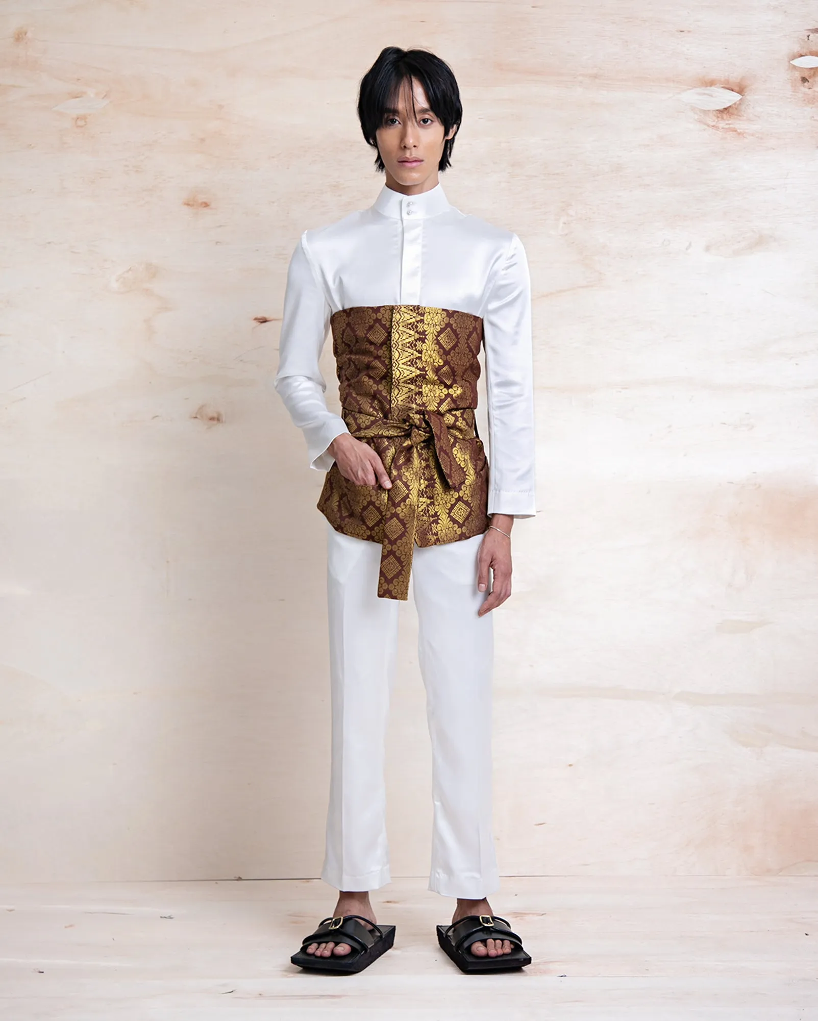 Baju Budi (White Satin)