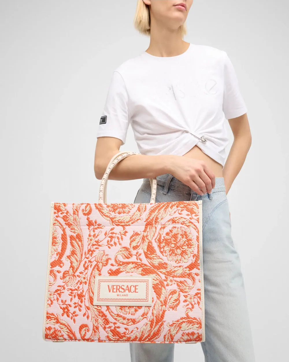 Barocco XL Canvas Tote