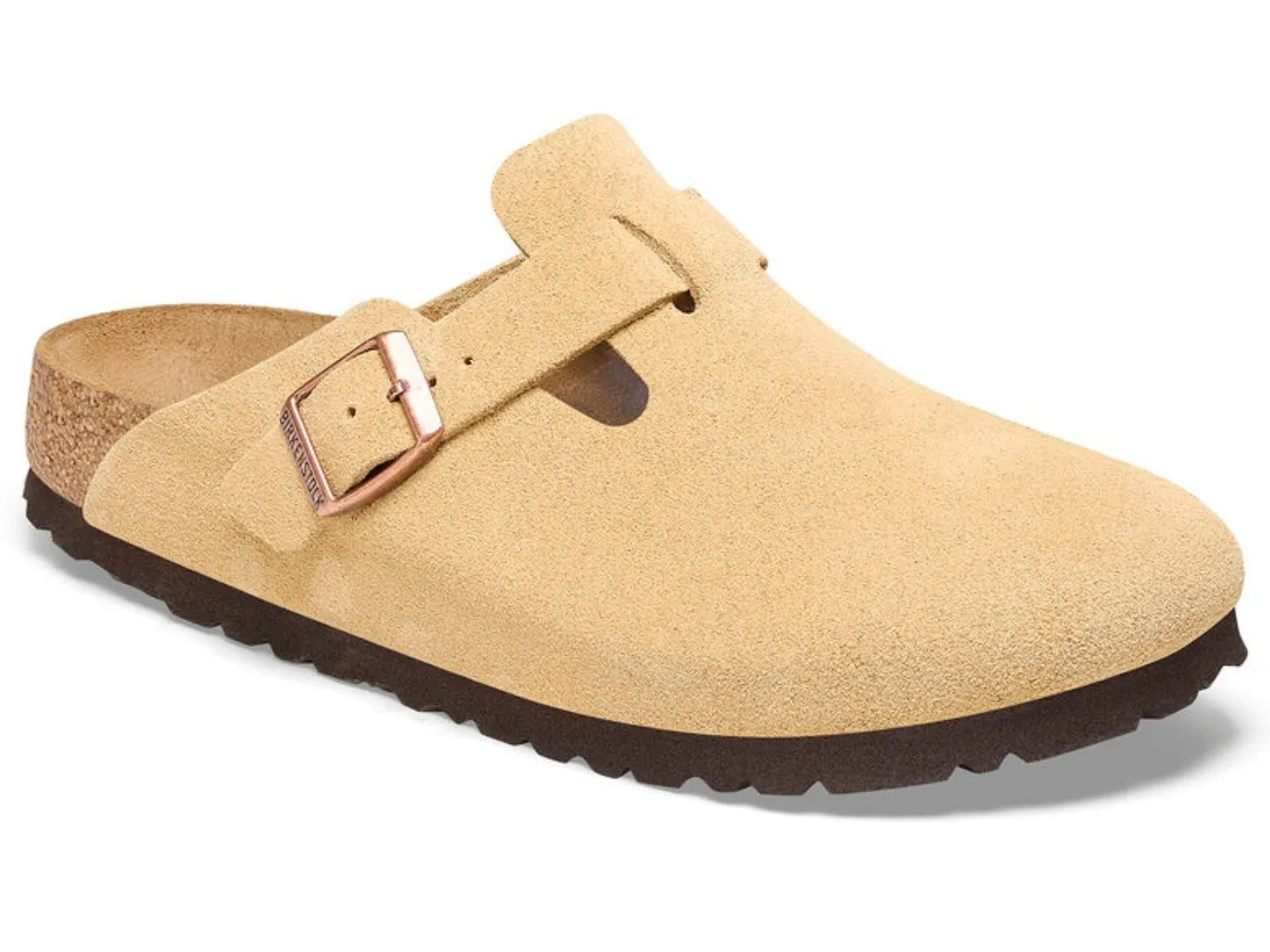 Birkenstock: Boston Latte Cream