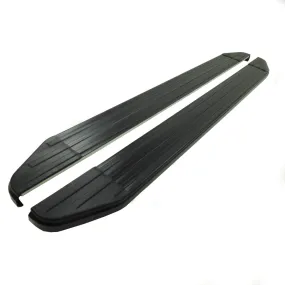 Black Raptor Side Steps Running Boards for Nissan Qashqai +2 2007-2013