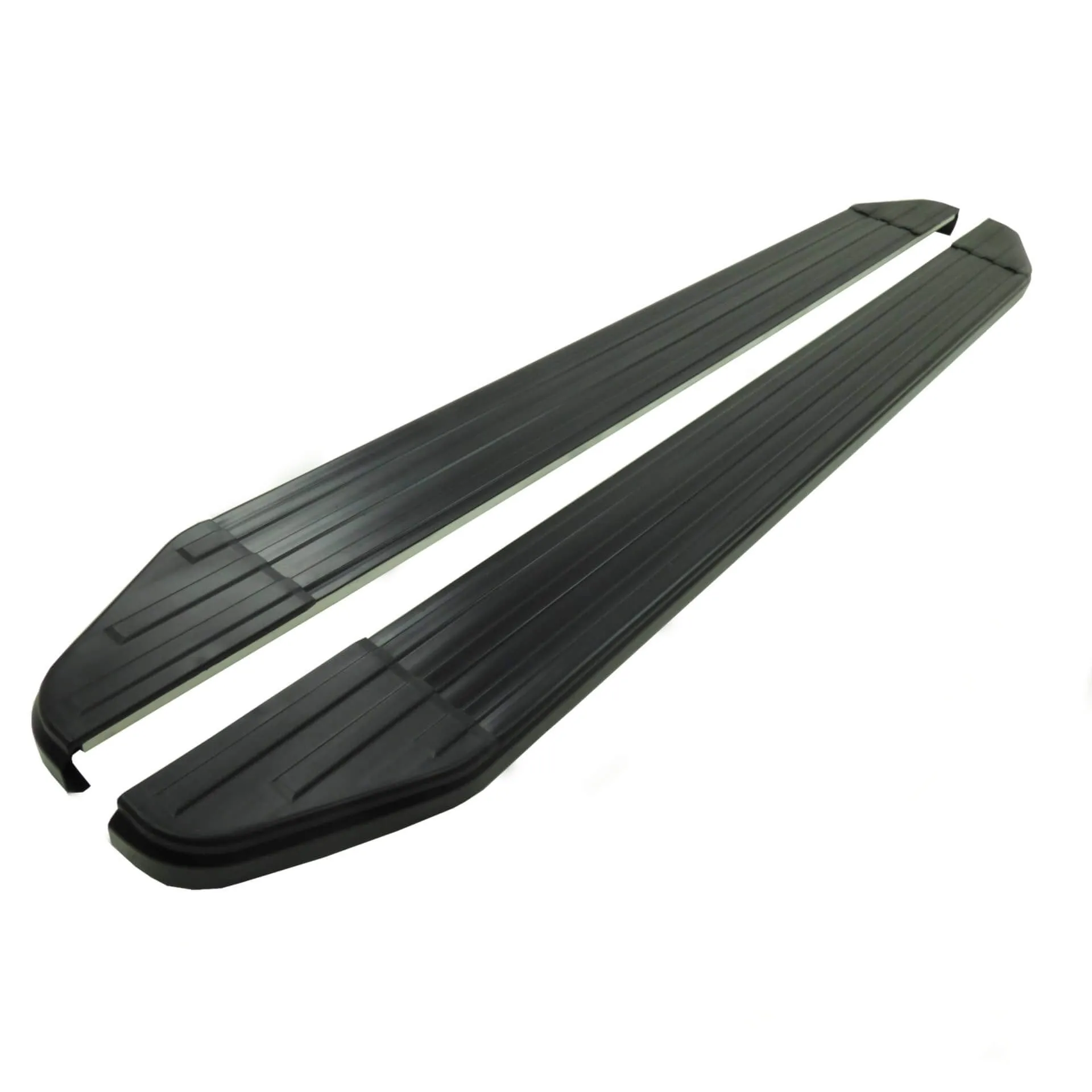 Black Raptor Side Steps Running Boards for Renault Trafic SWB 2014+