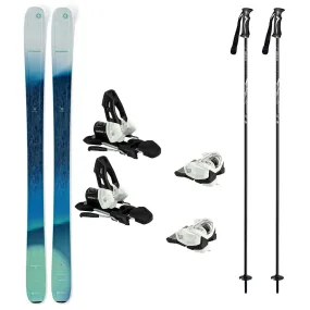 Blizzard Sheeva 9 Womens Skis 2025 with Elan Attack 11 GW Ski Bindings Ski Package