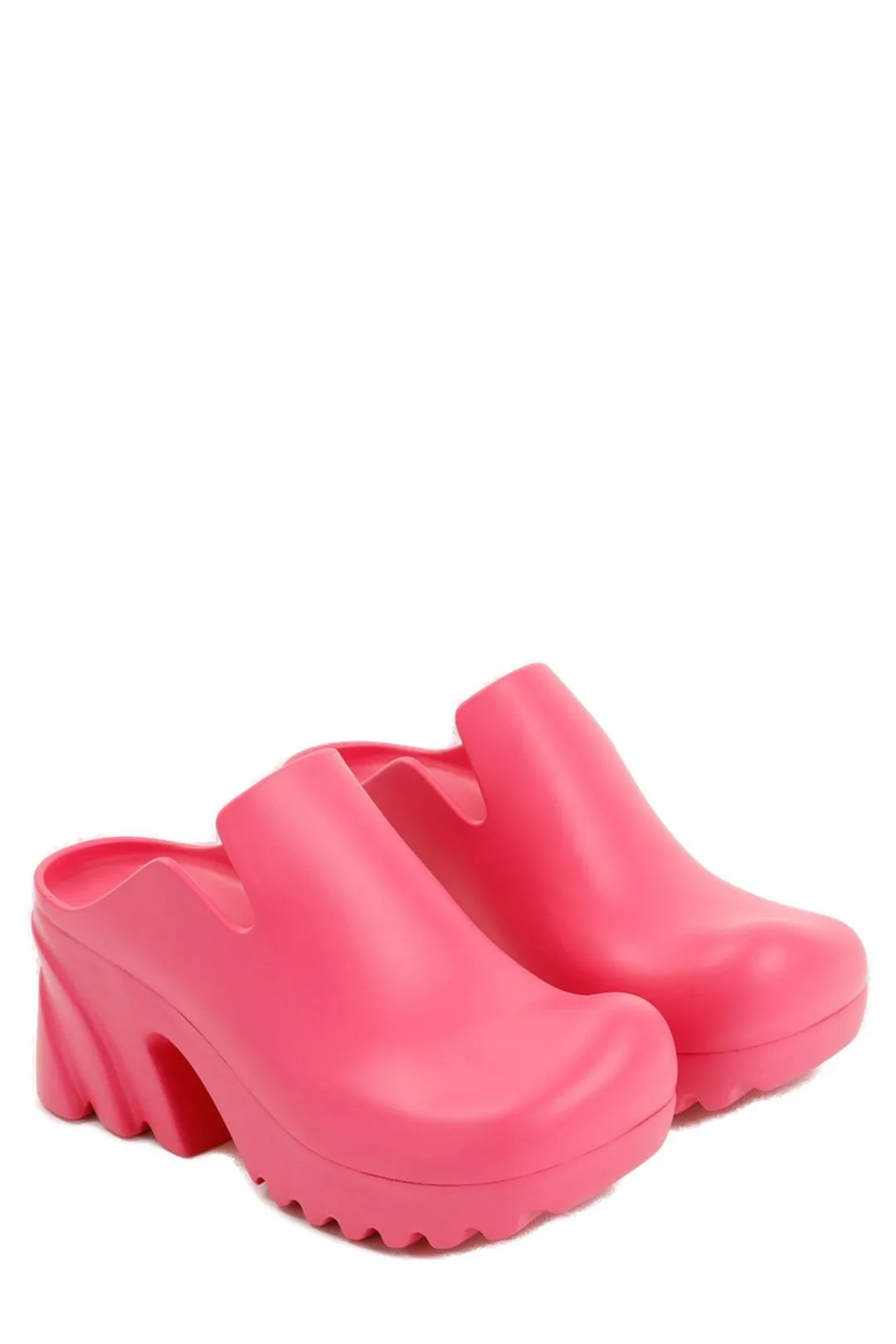 Bottega Veneta Square Toe Clogs