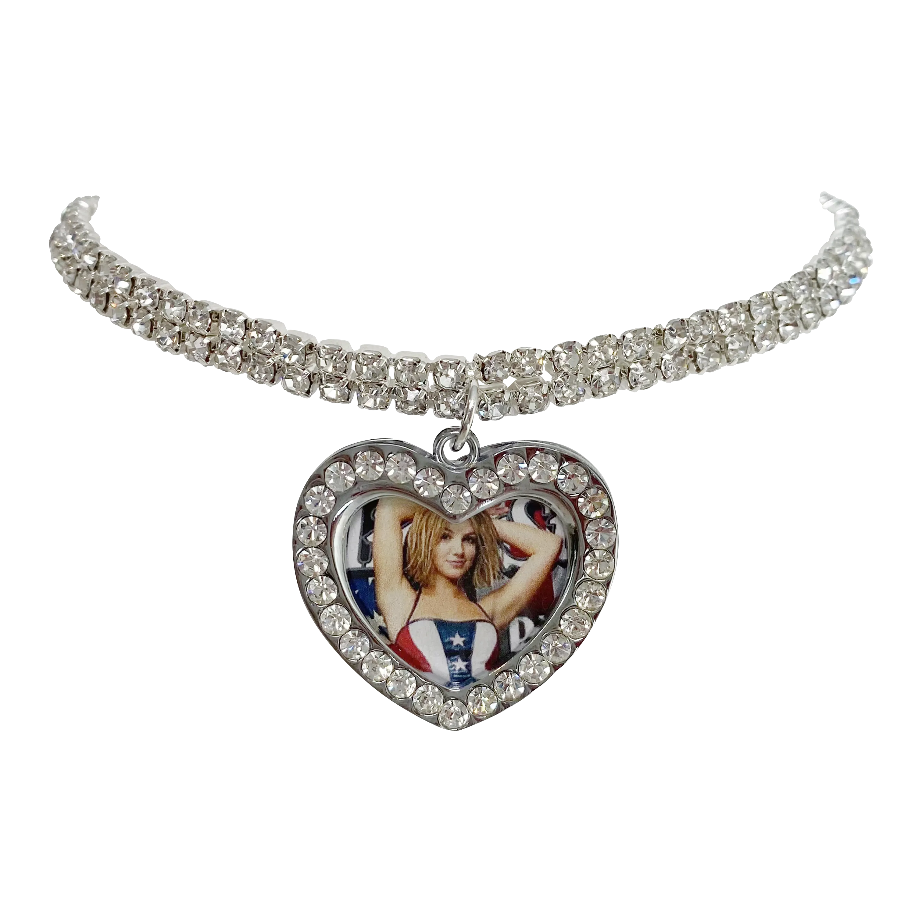 Britney Bedazzled Vintage Remix Necklace