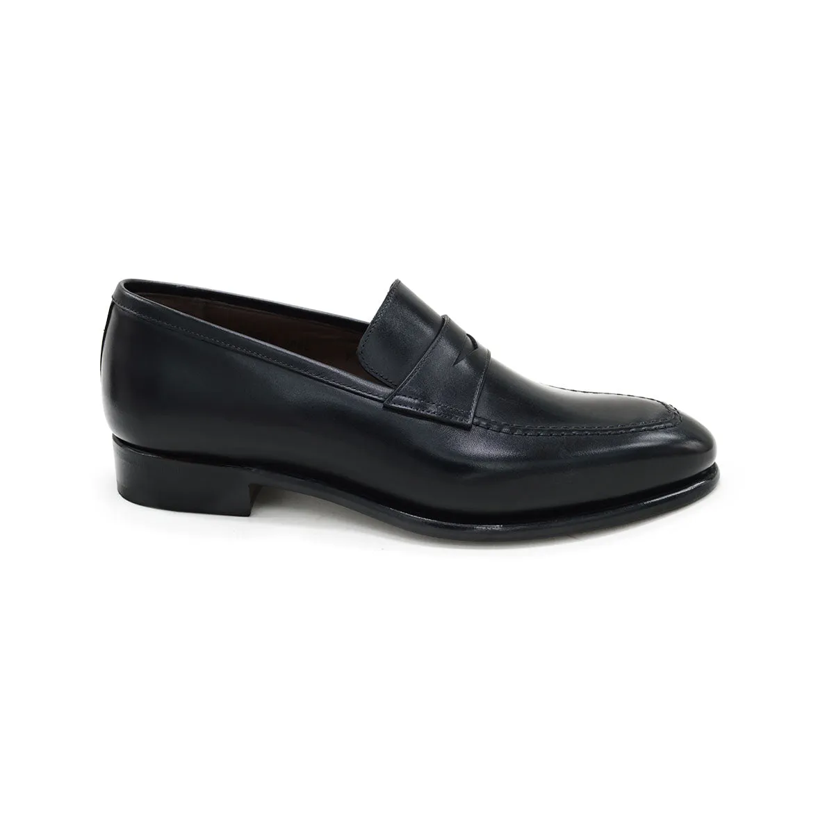 Carlos Santos Penny Loafer (9924)- Black