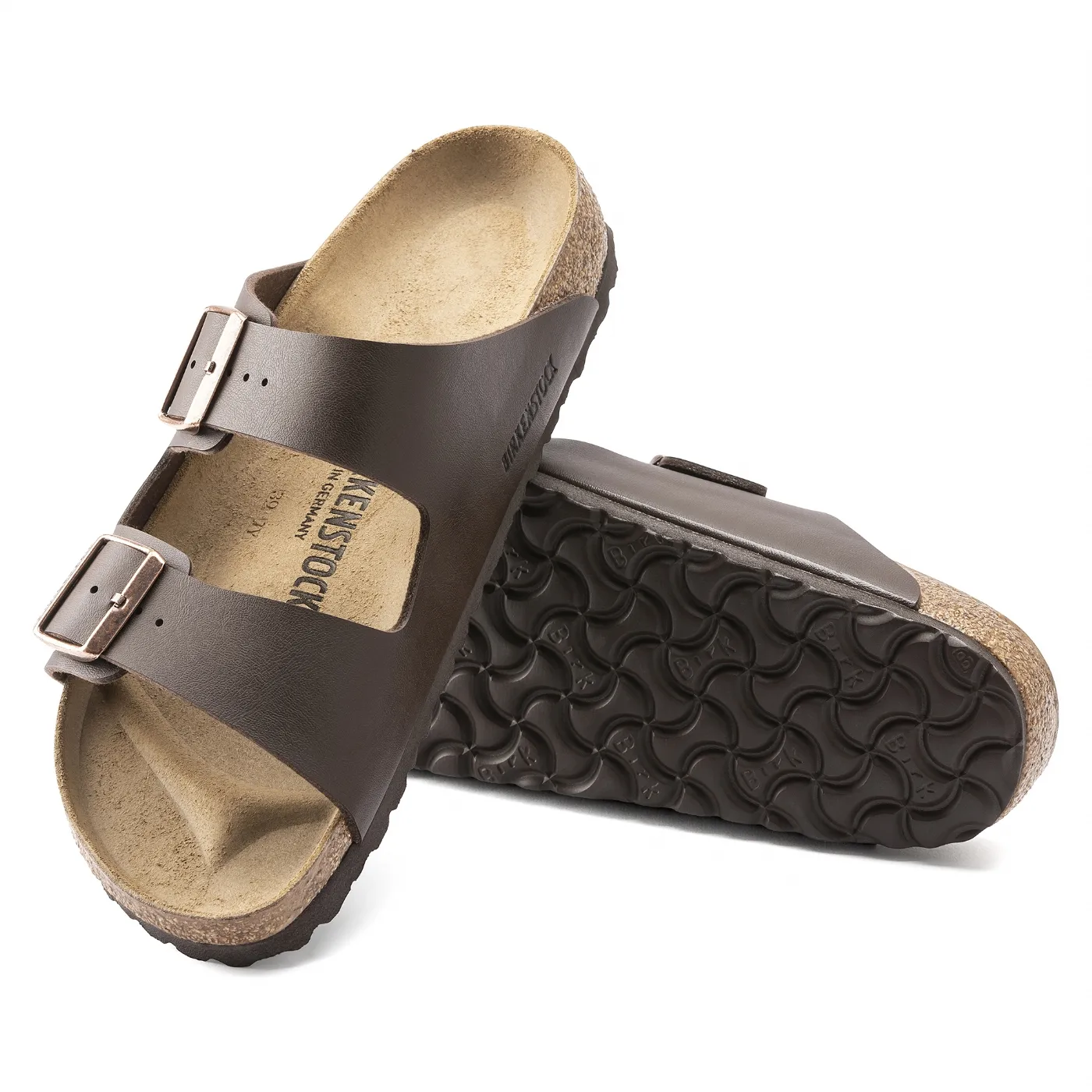 CIABATTE BIRKENSTOCK UNISEX ARIZONA DARK BIRKO FLOR 0051703