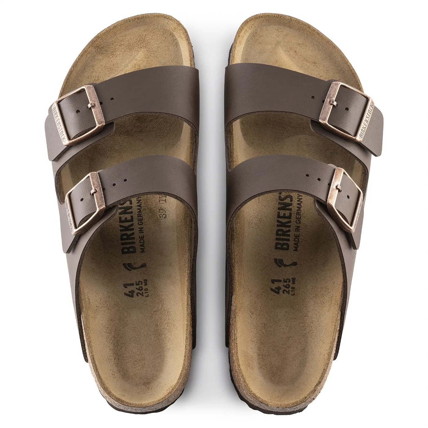 CIABATTE BIRKENSTOCK UNISEX ARIZONA DARK BIRKO FLOR 0051703