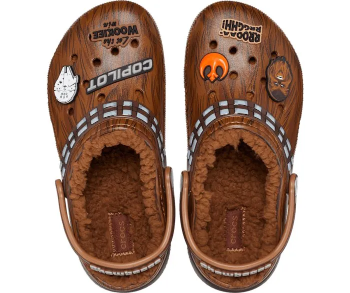 Crocs Kids Star Wars Chewbacca Classic Lined Clog - Espresso