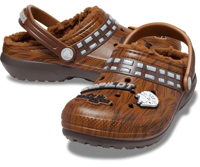 Crocs Kids Star Wars Chewbacca Classic Lined Clog - Espresso