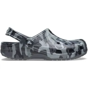 CROCS Men's Classic Printed Camo Clog (Slate Grey/Multi)