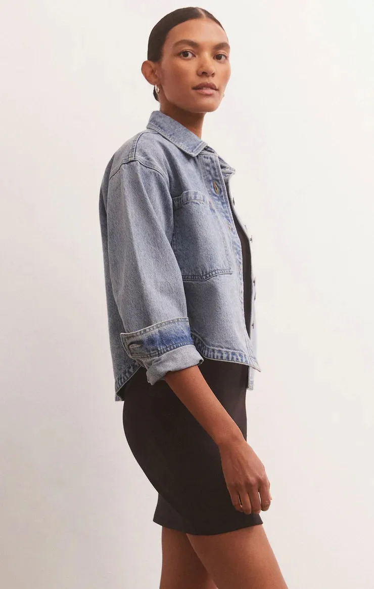 Cropped Denim Jacket