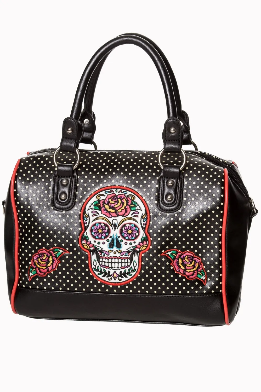 Dia De Muertos Black Bag