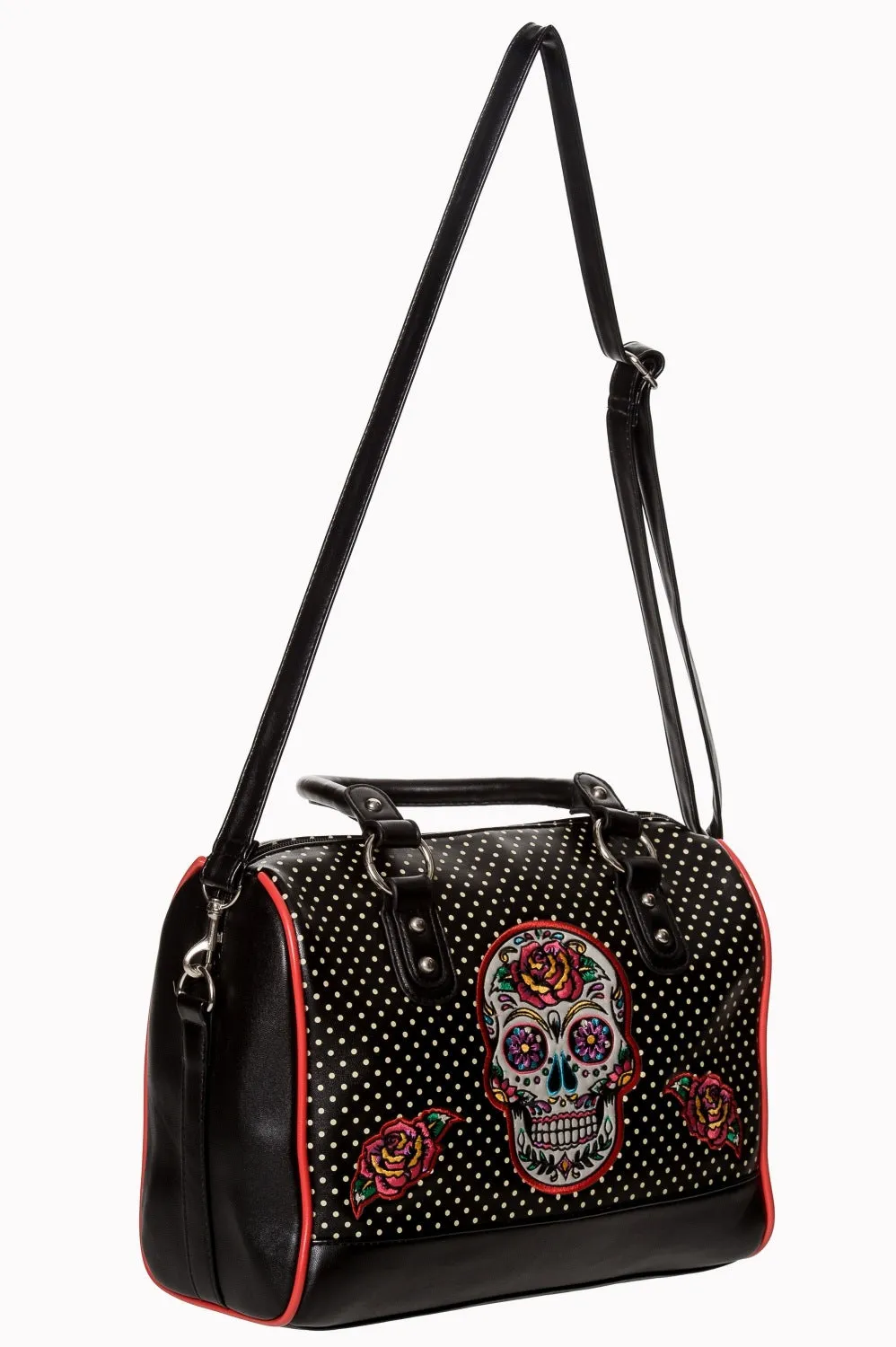 Dia De Muertos Black Bag