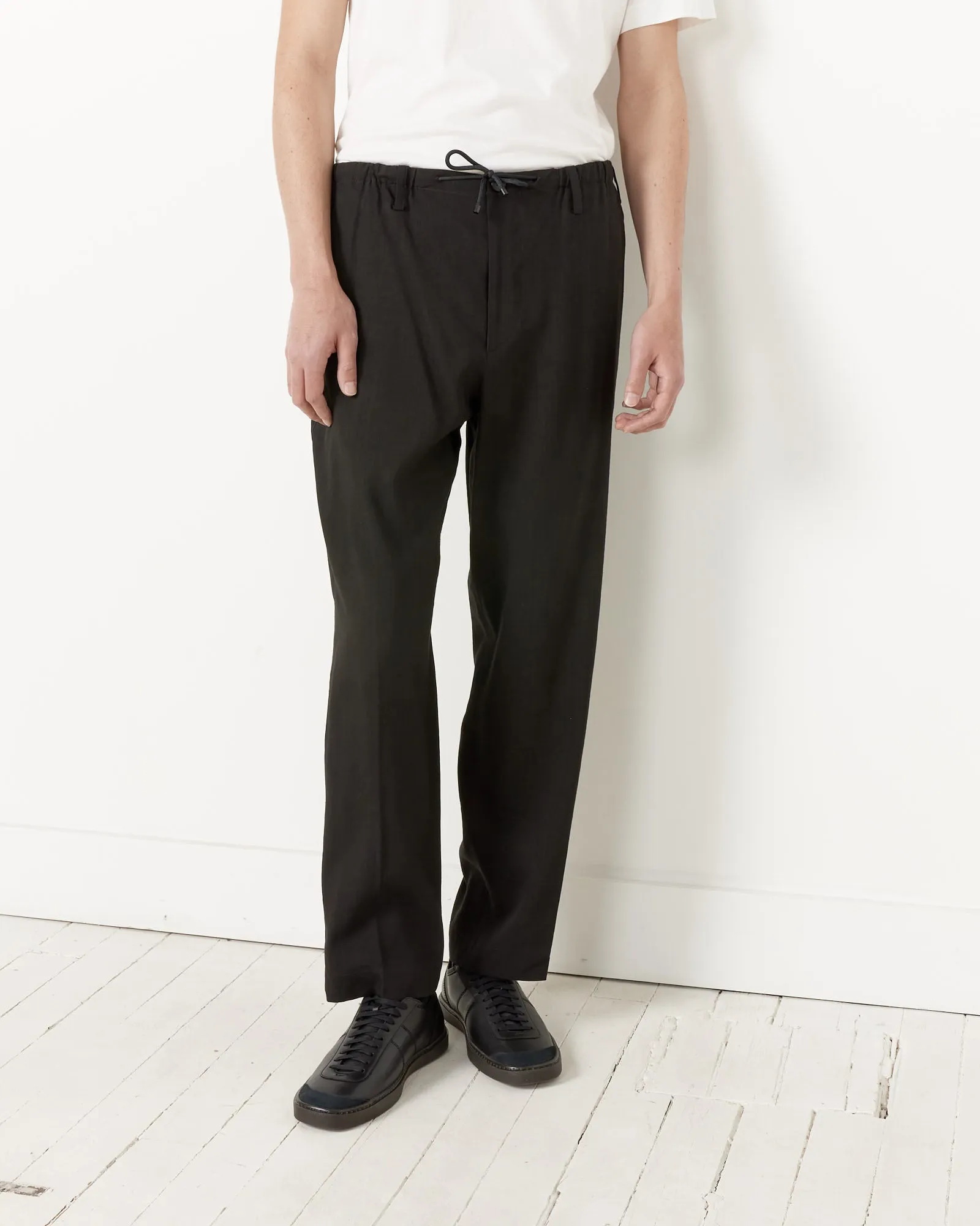 Drawstring Pant in Black