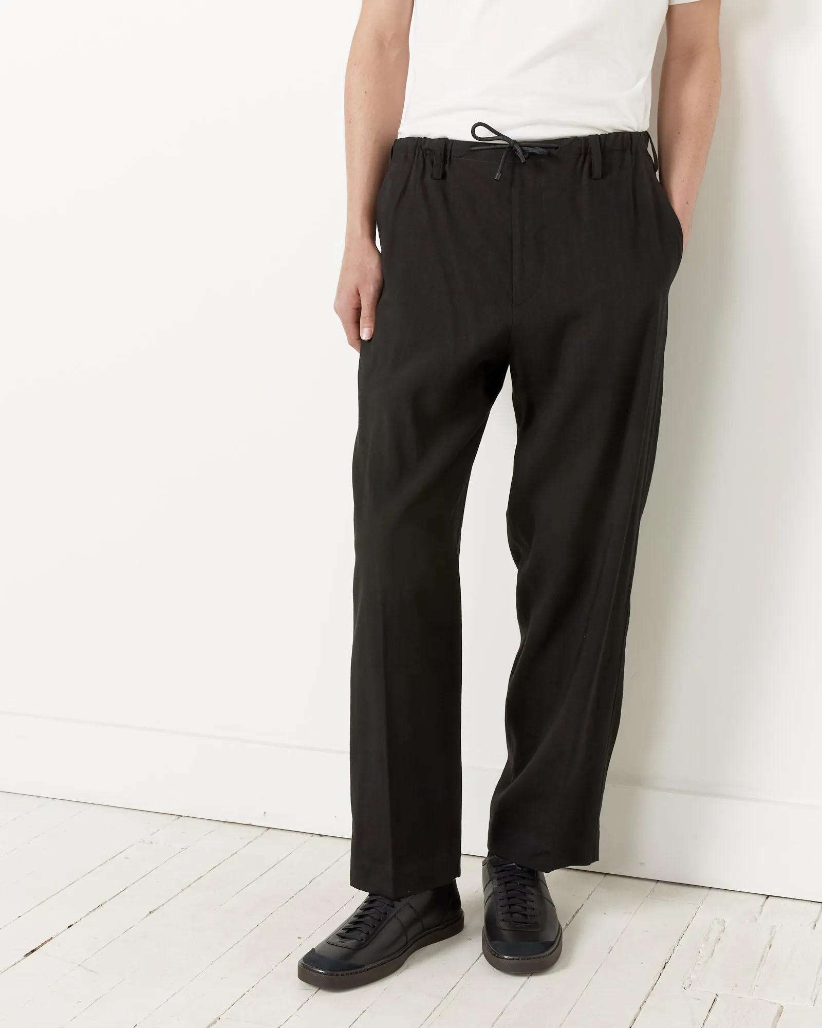 Drawstring Pant in Black