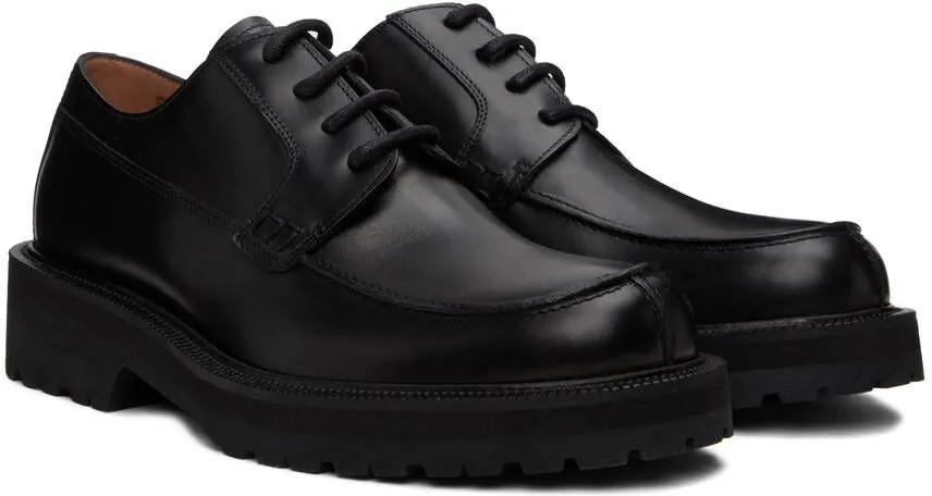 Dries Van Noten Black Canadian Oxfords