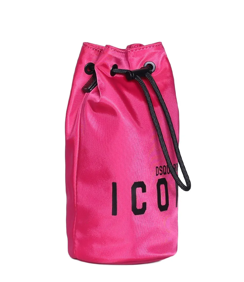 Dsquared2 Logo Printed Drawstring Bucket Bag