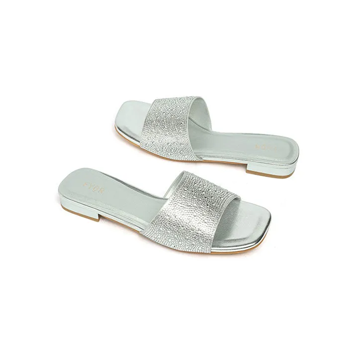 Embellished Diamante Slides HL 162