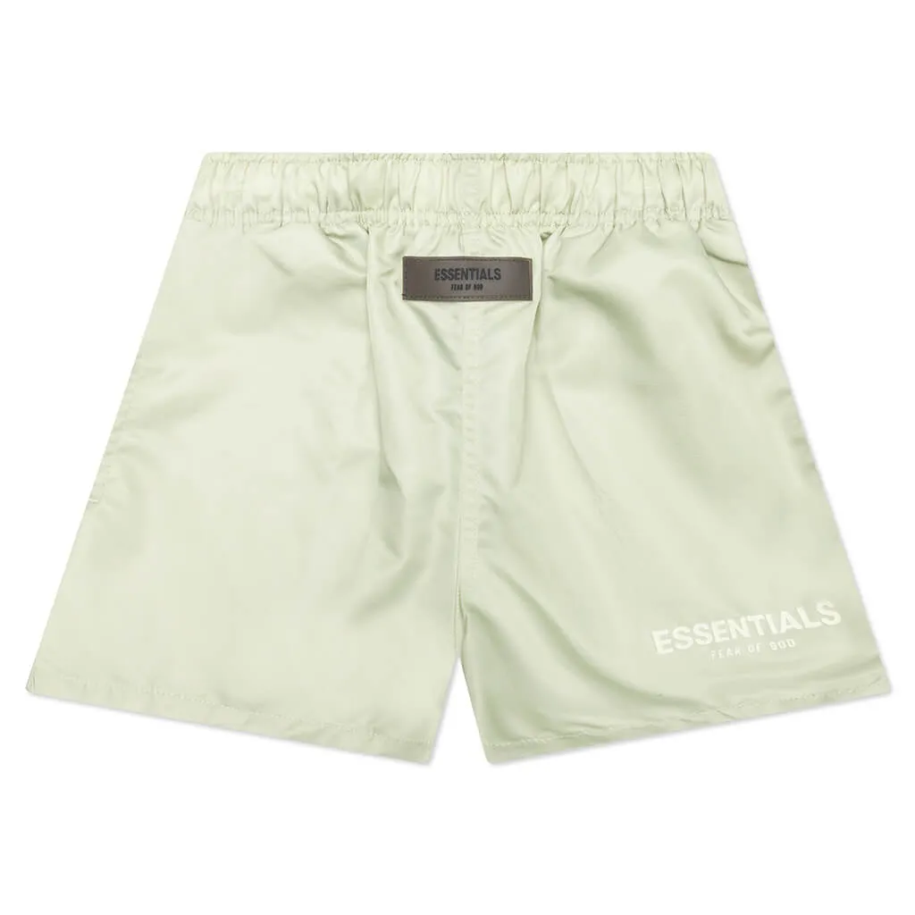 Essentials Kid's Running Short - Seafoam