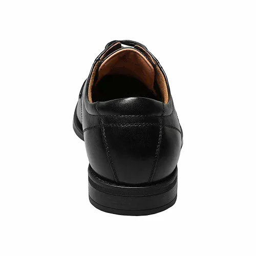 Florsheim Midtown Black Leather Cap Toe Oxfords