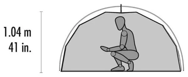 Freestanding Tent MSR Elixir 3 V2 Green