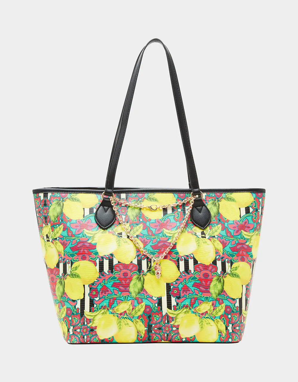 FRESH N FRUITY TOTE WITH NECKLACE YELLOW