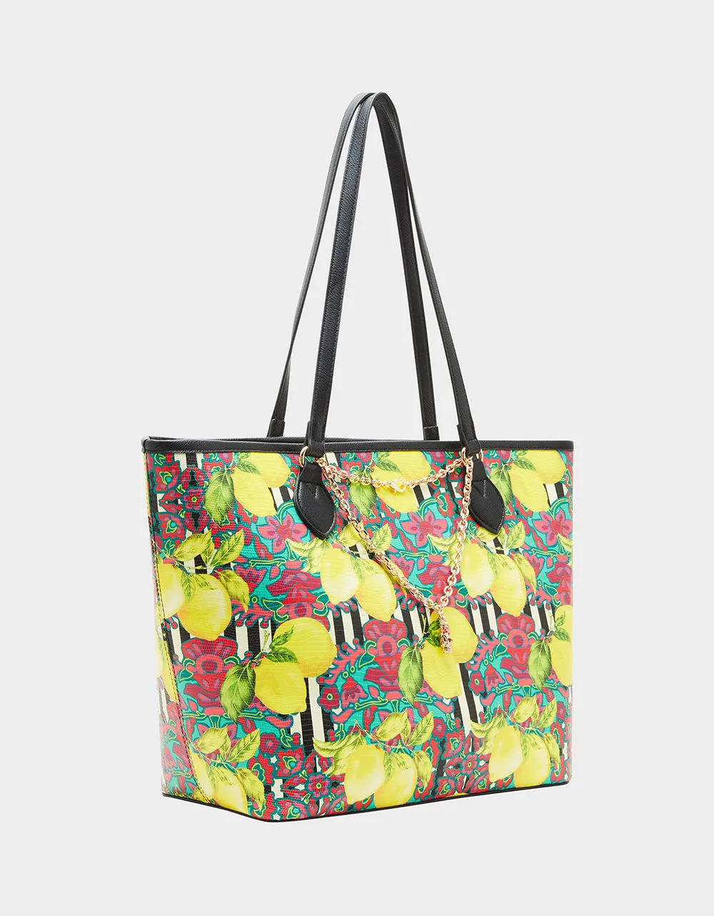 FRESH N FRUITY TOTE WITH NECKLACE YELLOW