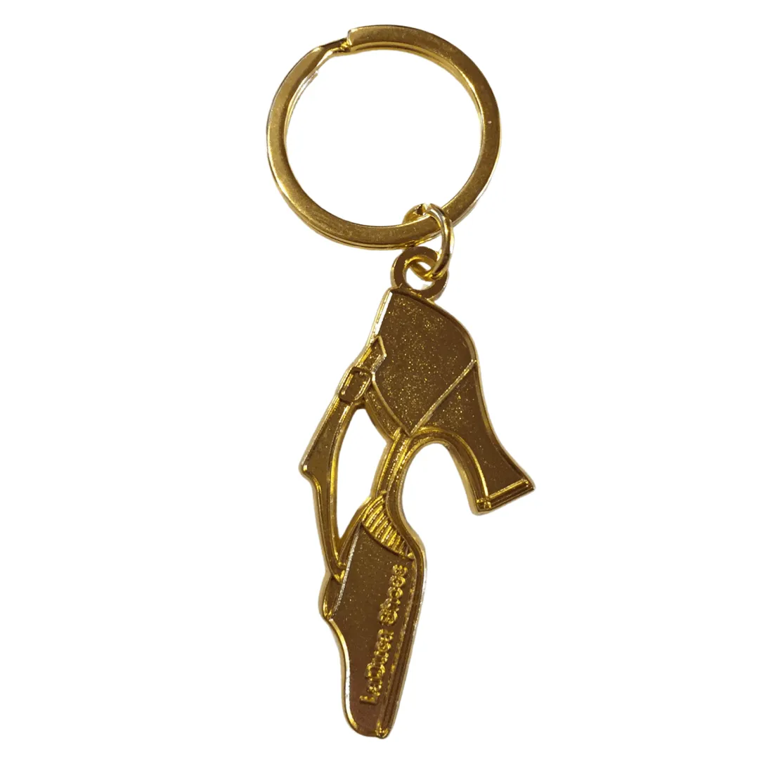 Gold coloured LaDuca ‘shoe’ keyring