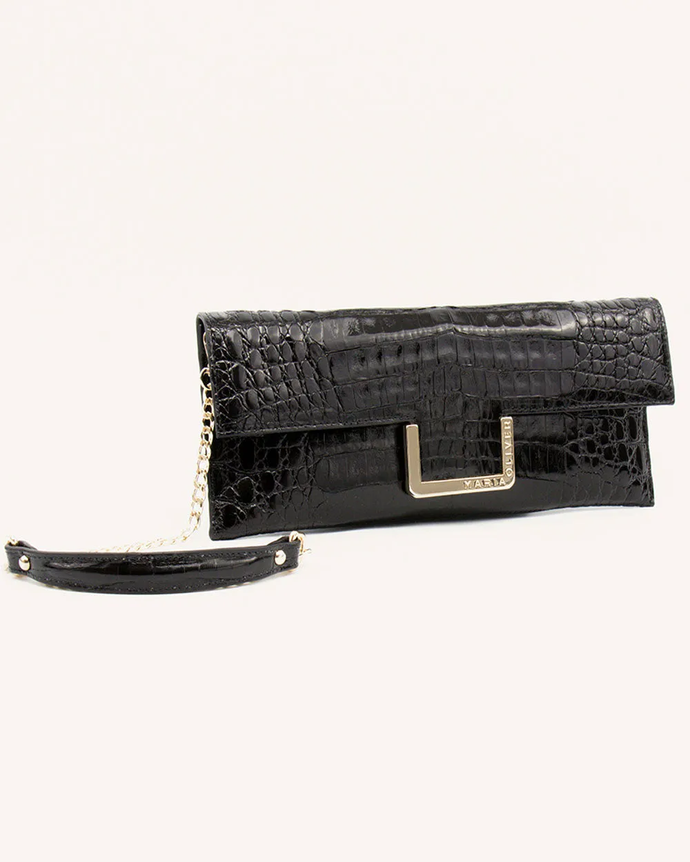 Gracia Clutch in Black