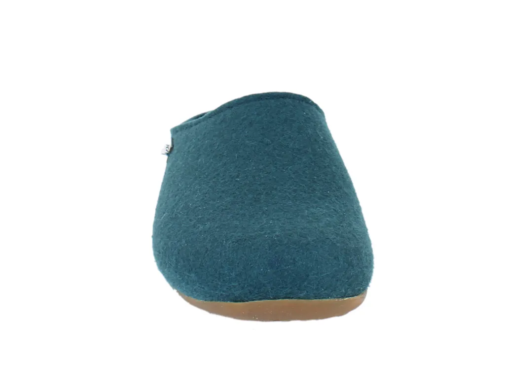 Haflinger Slippers Everest Fundus Teal