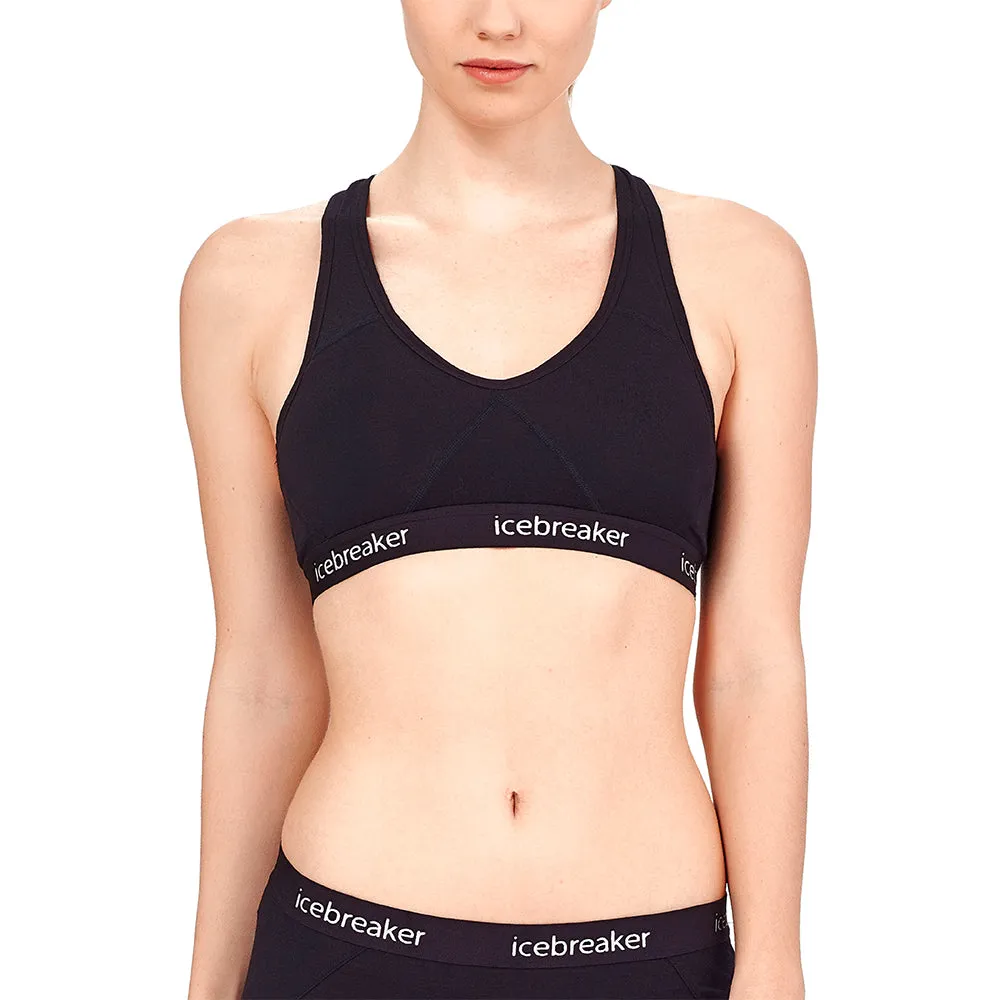 icebreaker Merino Undergarment Women's Sprite Racerback Bra - Black