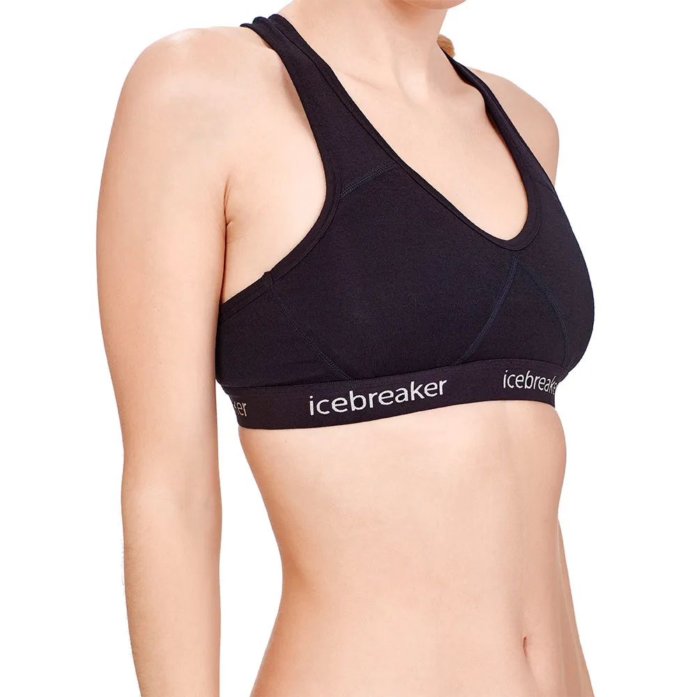 icebreaker Merino Undergarment Women's Sprite Racerback Bra - Black