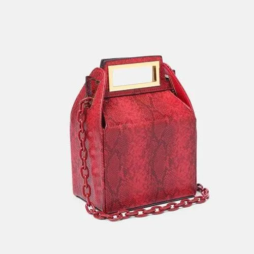 Jayde Snakeskin Bag