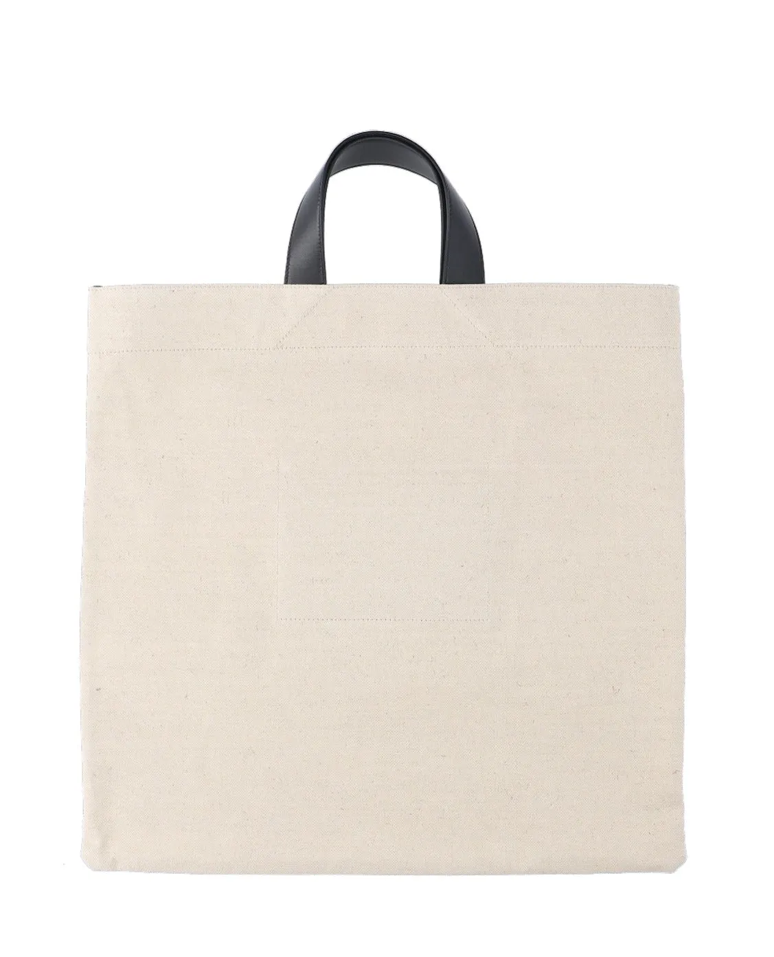 Jil Sander Logo Printed Top Handle Tote Bag